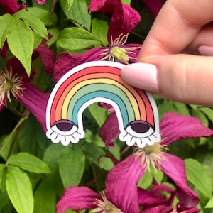 Rainbow Eyes Sticker