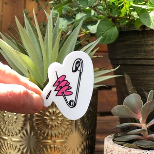 Veiligheidsspeld Sticker