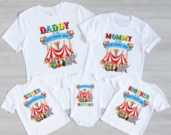 Carnival-Circus Birthday Shirt- Carnival-Circus Family Birthday Shirts S