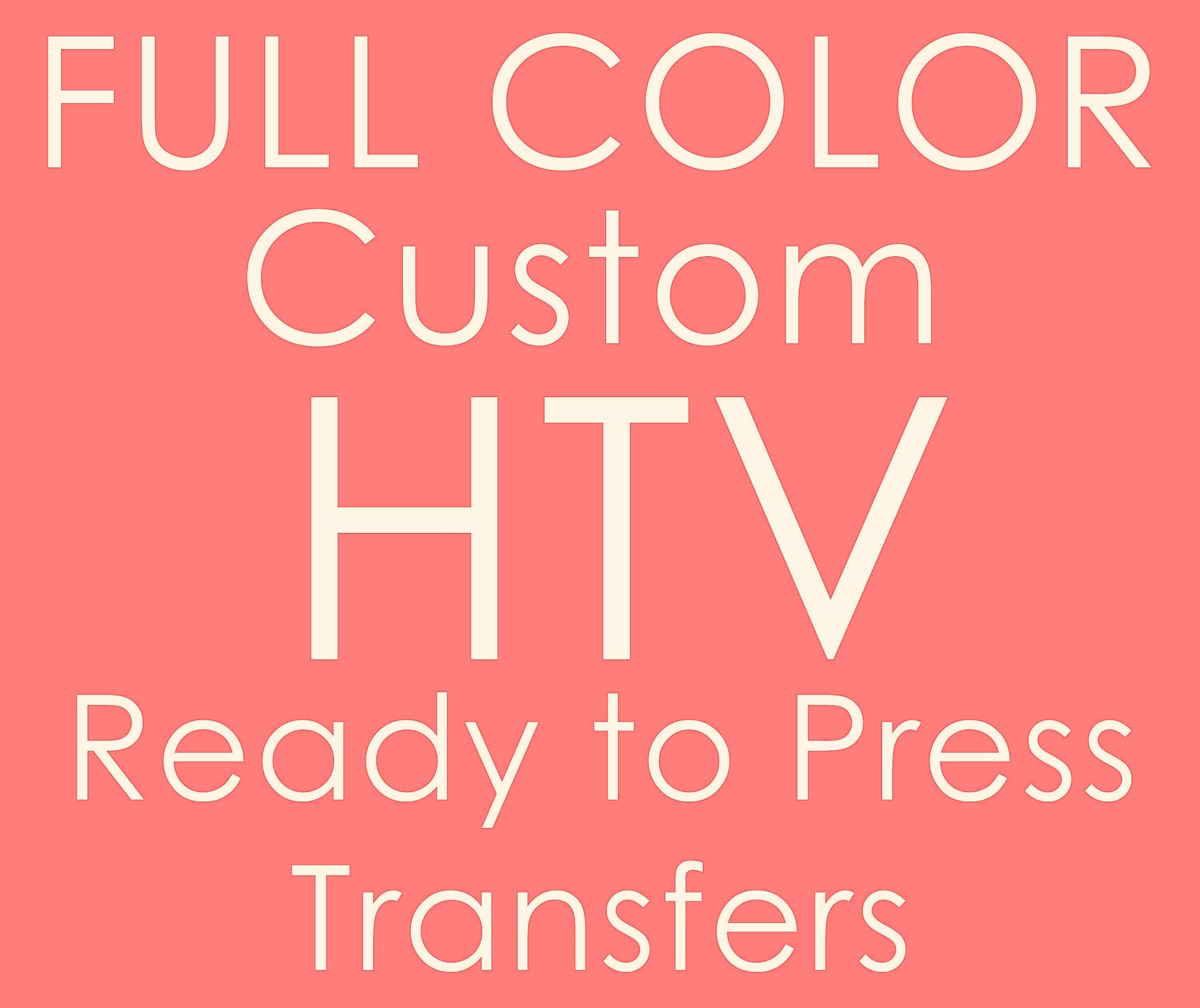 Full-Color HTV Transfers