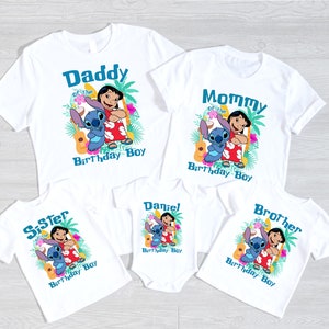 Lilo and Stitch Family Birthday Shirts S