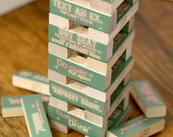 Custom Drunk Block Tower // Custom Adult Drinking Game