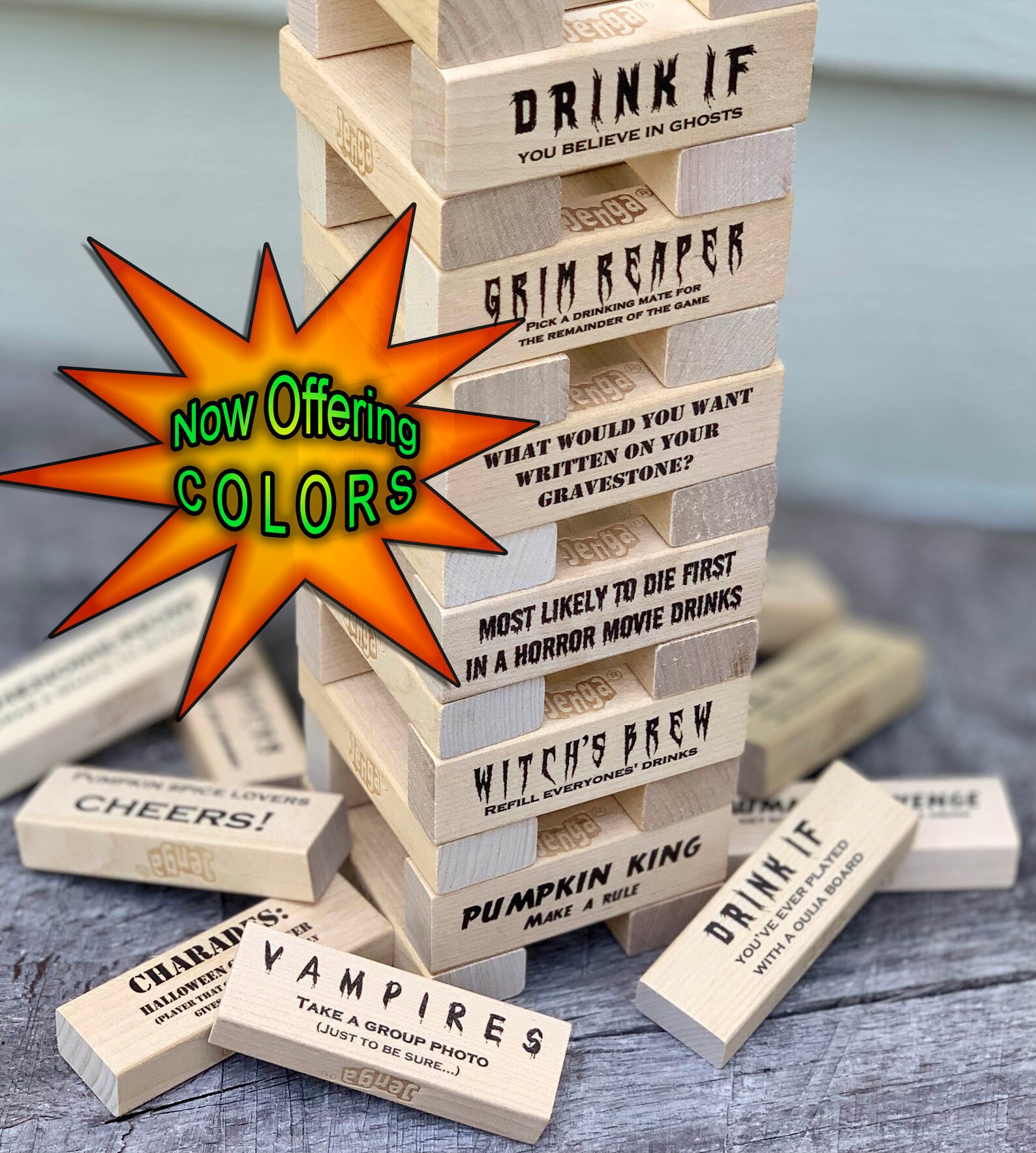 Halloween Drinking Game // Halloween Party // Fun Drunk Adult Etsy