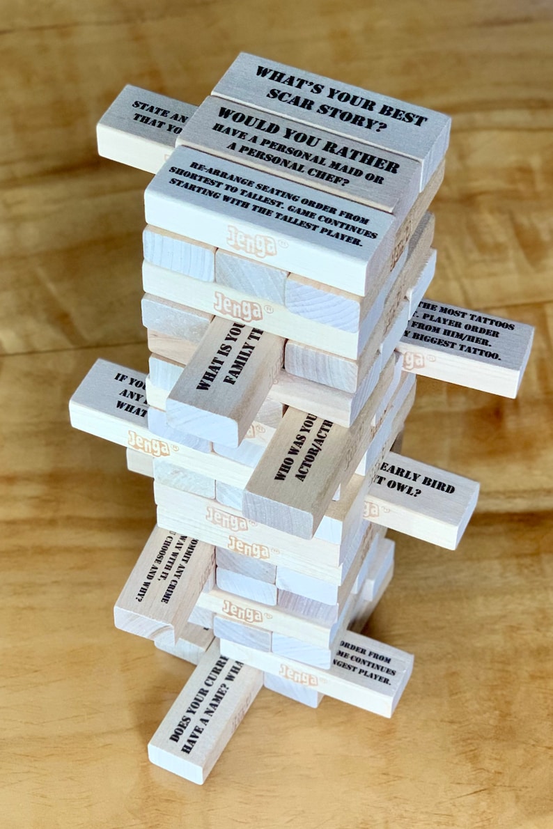 Unikt isbrytarspel // Roligt lära känna dig-spel // Blocktorn // Skulle du hellre vilja // Teambuilding // Konversationsstartare bild 2