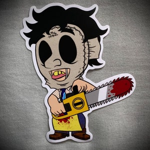 Leatherface inspired Sticker