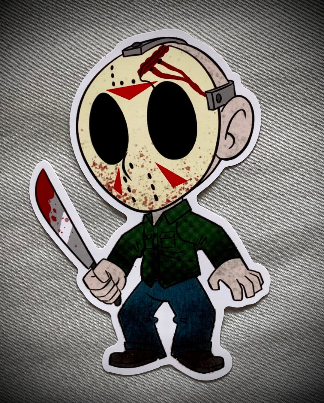 Jason Vorhees Inspired Sticker - Etsy