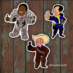 Fallout Pipboy inspirierte Aufkleber