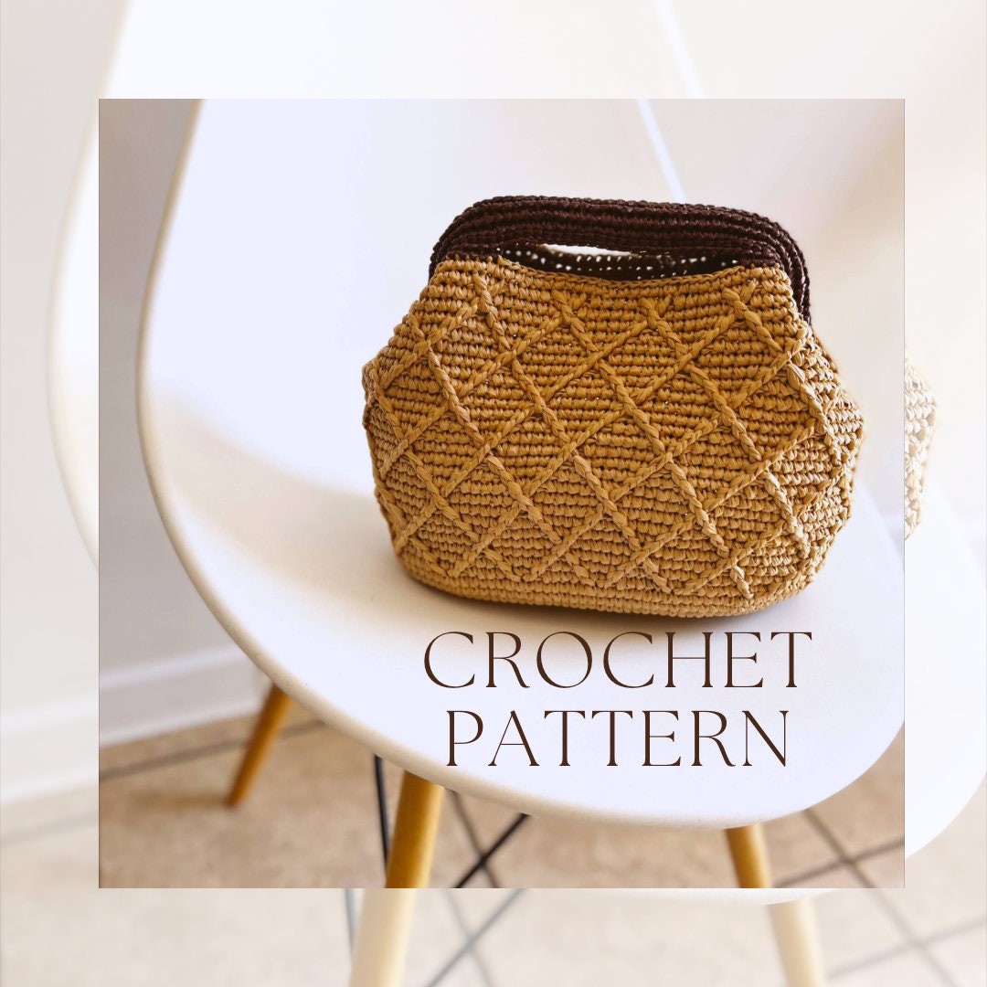 Crochet Pattern Raffia Bag. Russian Language - Etsy