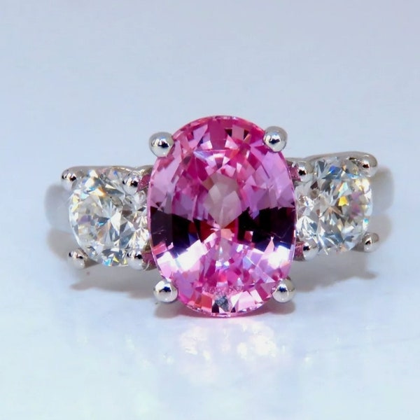 Pink Sapphire Ring - Etsy