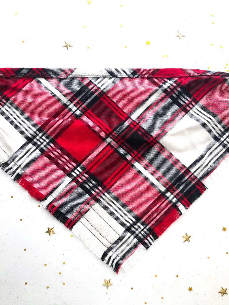 Christmas Dog Bandana Personalized Dog Bandana Custom Name Etsy