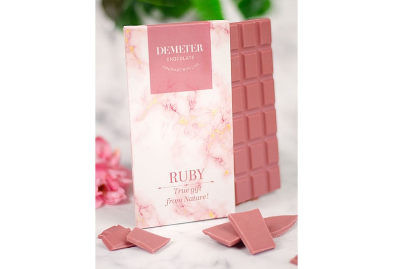 Ruby Chocolate Bar Ruby Artisan Chocolate Ruby Chocolate Etsy