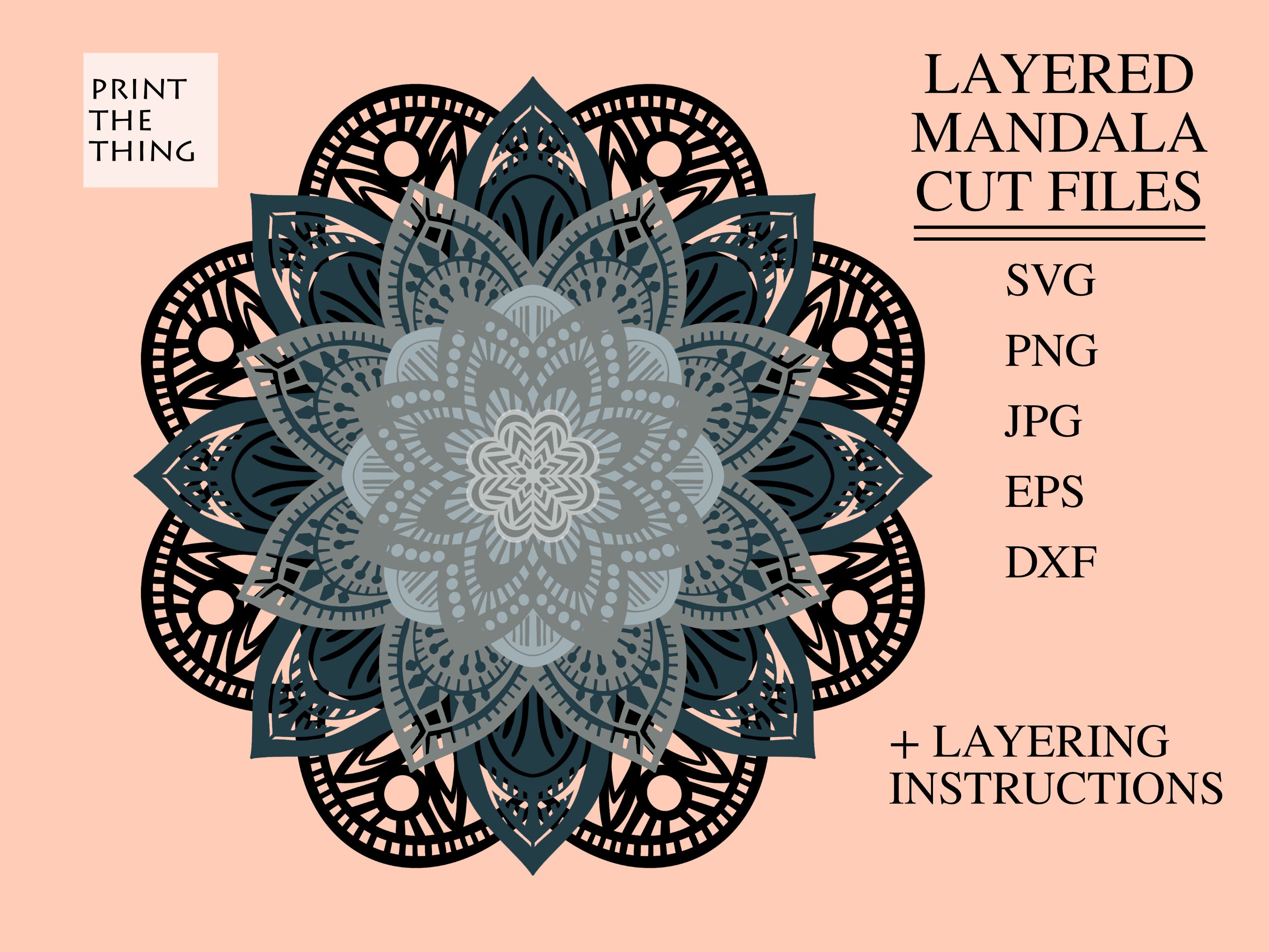 Free Free 334 Etsy Layered Mandala Svg SVG PNG EPS DXF File