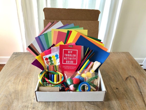 Toddler Activity Kit: Preschool Learning, Homeschool, DIY Crafts & Roadtrip Fun
