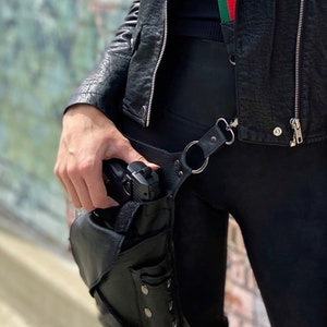 Concealed Carry Leg and Cross body Bag // Full Harness