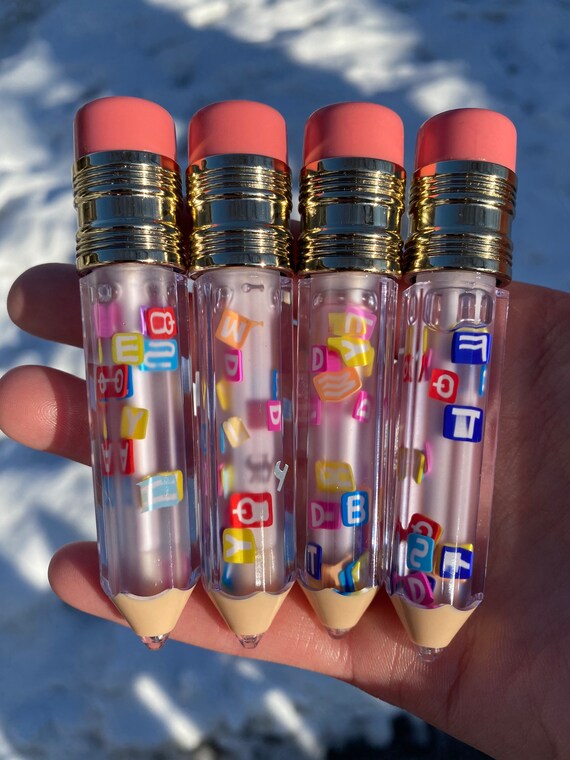 ABC Pencil Lip Gloss Etsy