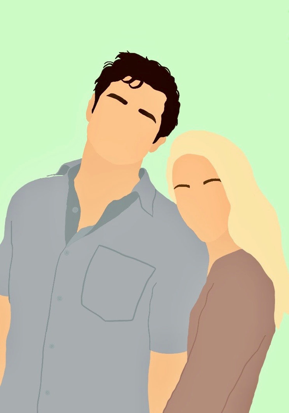 faceless custom portrait faceless custom portrait