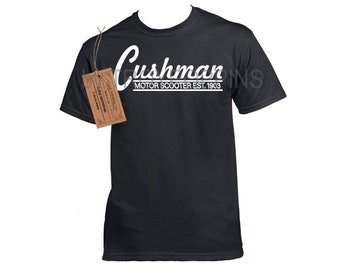 1-Cushman Motor Scooter Silk screened t-shirt in multiple colors Gildan Ultra Cotton Truckster Haulster or other vintage collectors mechanic