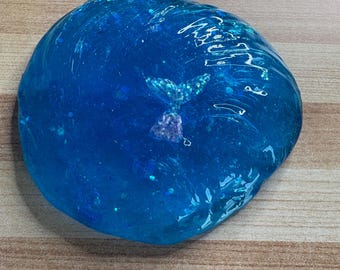 Mermaid tale glitter slime