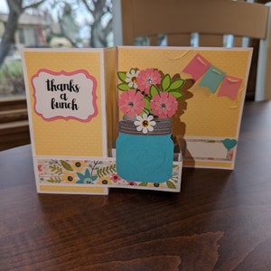 Pop up Thank you card