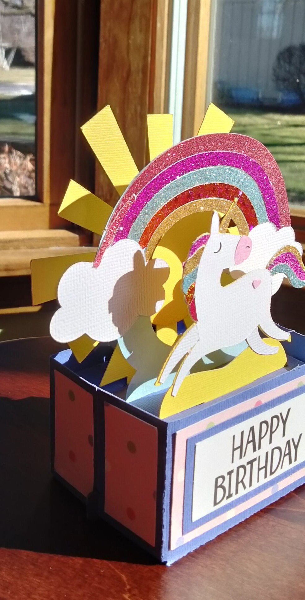 Unicorn Hexagon Pop up Birthday Card - Etsy