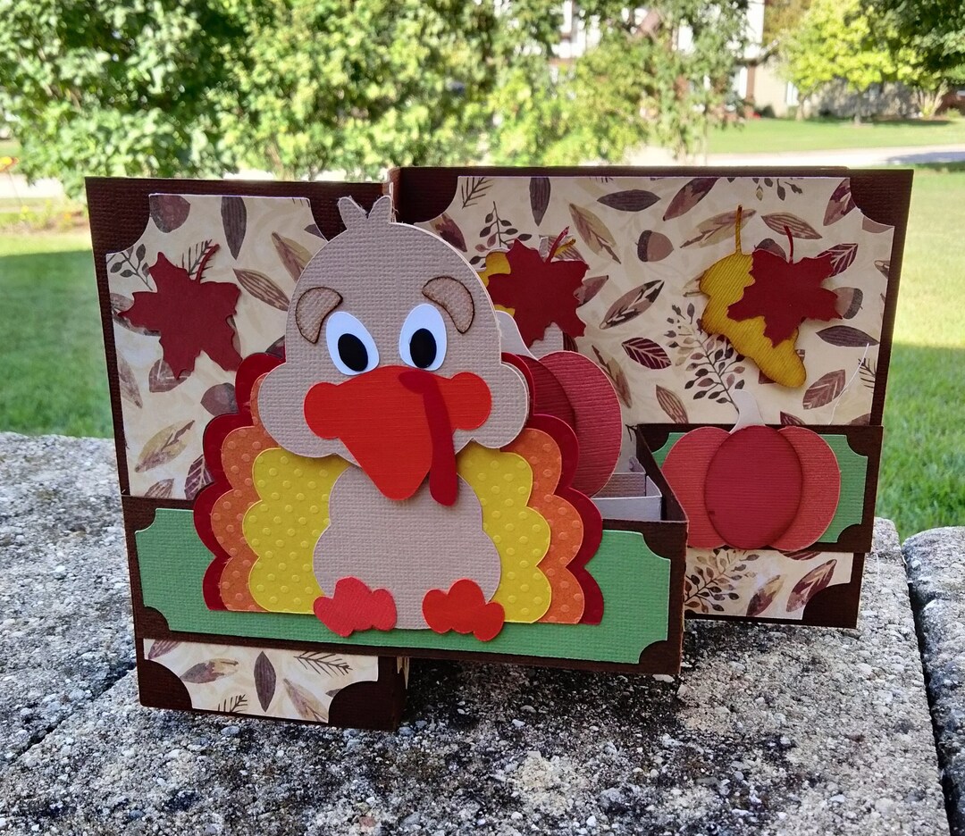 Thanksgiving Turkey Pop up Card - Etsy