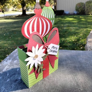 Ornament Present Card #3D pop up card