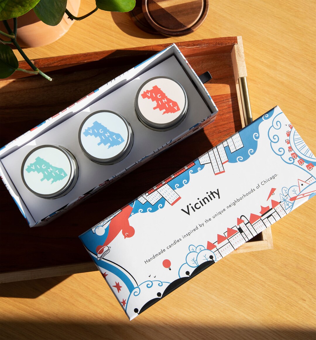 Chicago Neighborhood Candle Flight Etsy