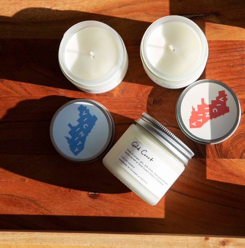 Chicago Neighborhood Candle Flight Etsy