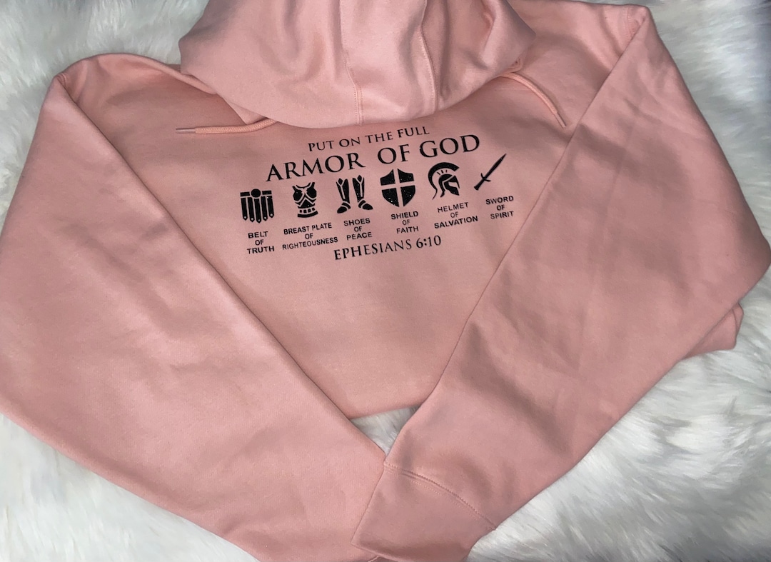 Put on the Full Armor of God Hoodie Etsy