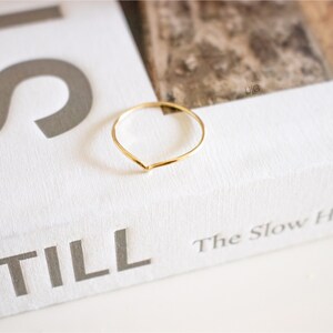 The Chevy Stacker, 14k Gold Filled, Sterling Silver, 14K Gold, waterproof, handmade stacking ring