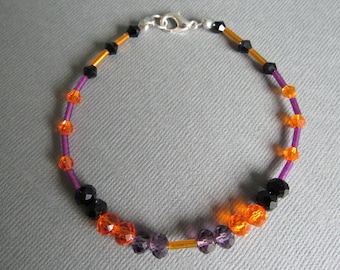 Halloween colors bracelet