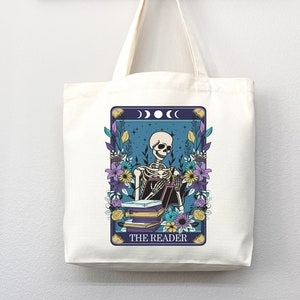 Book Lovers Tote Bag Everyday Tote Gift for Book Lover Gift For Bookworms Gift For Teachers Readers&#39; Tote Library Tote Aesthetic Tote Bag