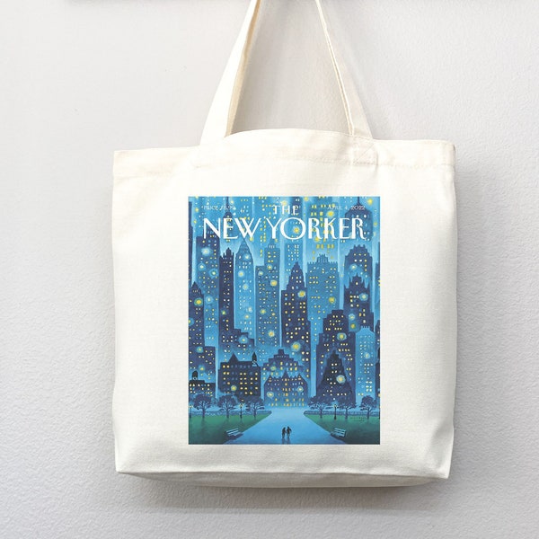 New Yorker tote bag, New Yorker magazine bag, New Yorker bag, New Yorker art, New yorker tote, art tote bag, aesthetic tote bag,everyday bag