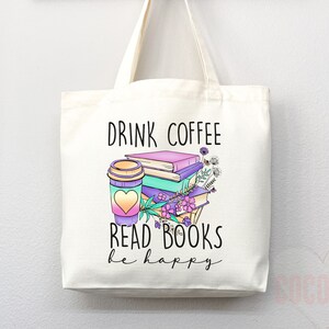 Booktrovert Tote Bag, Book Lovers Tote, Gift For Book Lover, Gift For