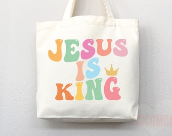 Faith Tote Bag: Christian Canvas Shopper, Religious Gift
