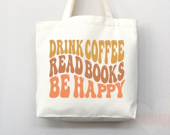 Book Lovers Tote School Bag Gift for Book Lover Gift For Bookworms Gift For Teachers Readers' Tote Library Tote Shopper Women's Tote for Her