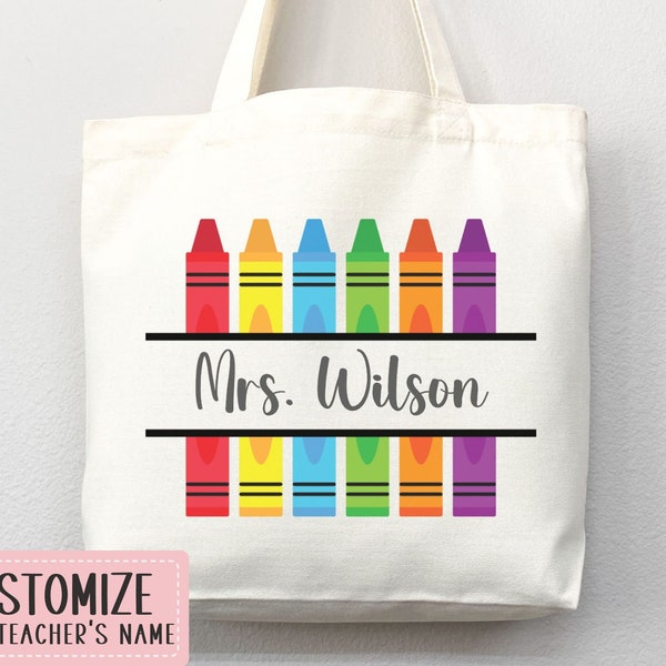 Personalized Teacher Tote Bag Custom Teacher Tote Bag Custom Teacher Gift Tote Bag for Teacher Appreciation Gift for Teacher Custom Tote Bag