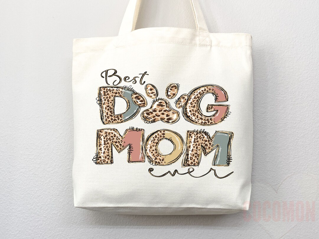 CafePress Proud Dog Mom Tote Bag - Natural Canvas, Reusable Shopping Bag, Two Size Options - View #10