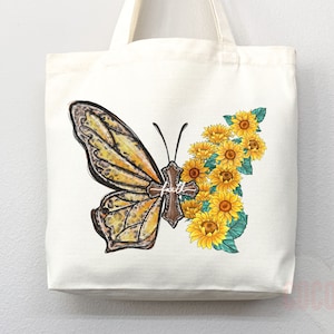 Faith Tote Bag Christian Tote Bag Canvas Gift Religious Gift Scripture Gift Bible Verse Christian Girl Gift Church Gift School Tote Shopper