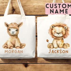 Sac fourre-tout personnalisé avec nom, cadeau pour animaux de compagnie, sac à langer pour garderie