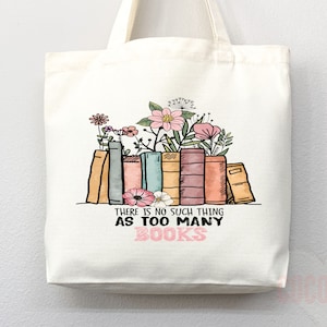 Book Lovers Tote School Bag Gift for Book Lover Gift For Bookworms Gift For Teachers Readers' Tote Library Tote Shopper Women's Tote for Her