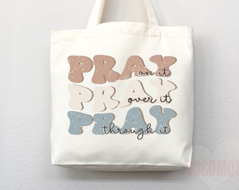 Faith Tote Bag Christian Tote Bag Canvas Gift Religious Gift Scripture Gift Bible Verse Christian Girl Gift Church Gift School Tote Shopper