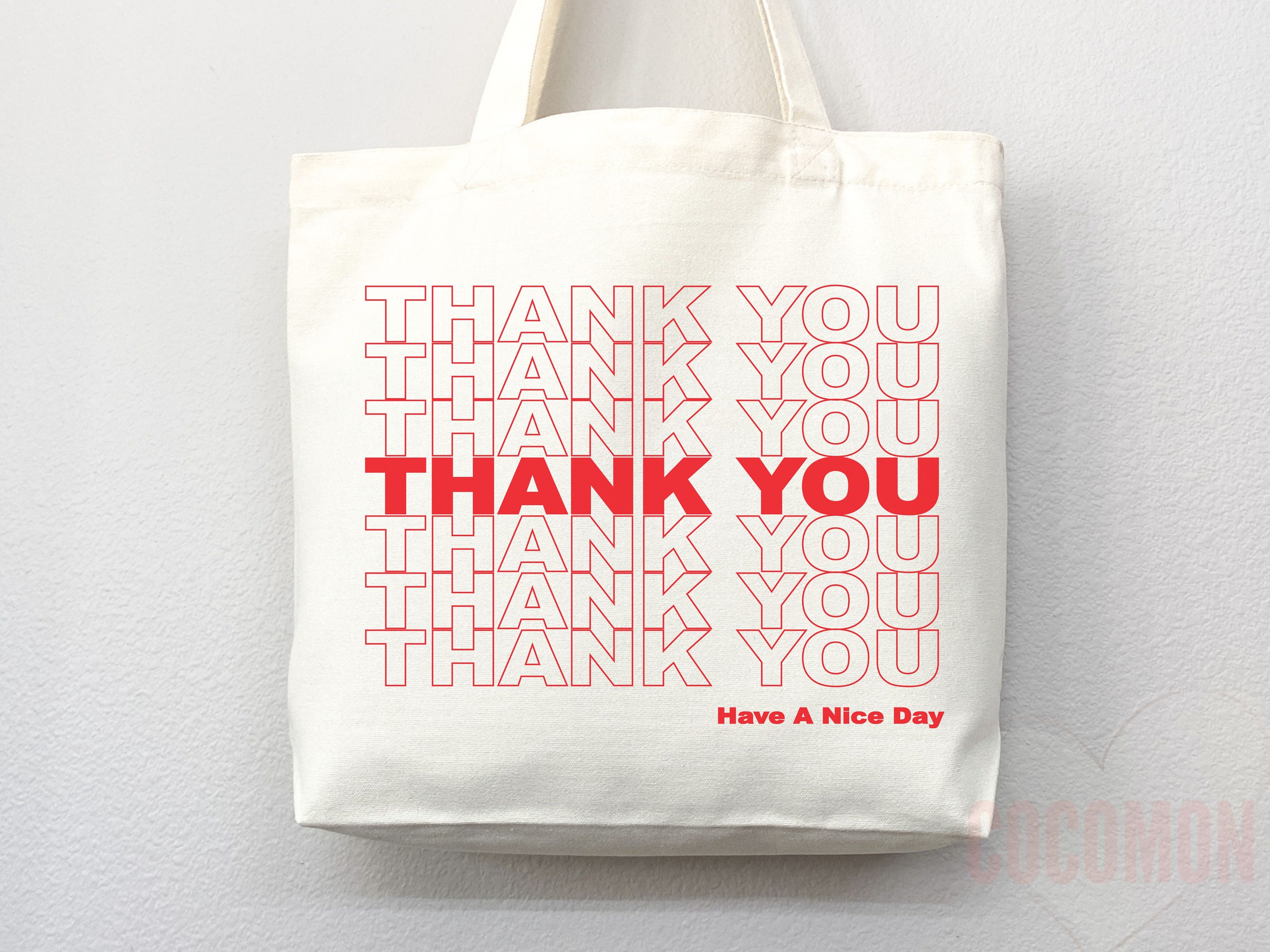 Thank You Rose Tote - Size: Os