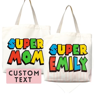 Personalized Name Tote Bag Custom Name Tote Bag Custom Tote Shopper Womens Bag Customized Name Gift For Her Kids Bag School Bag For Kids