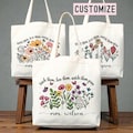 Personalized Teacher Tote Bag with Name | Teacher Appreciation Gift | Custom Canvas Bag for Educators and School Staff product logo