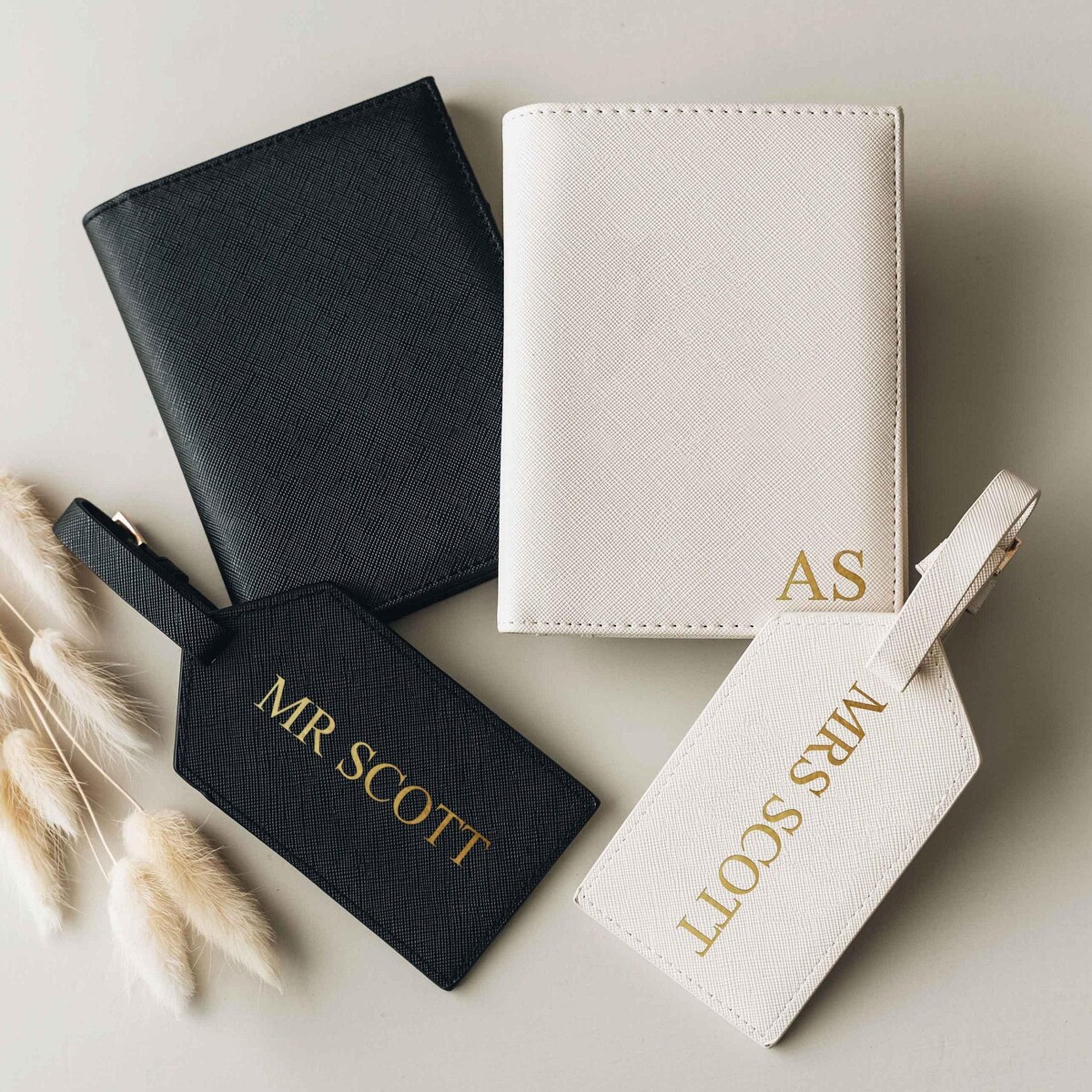 Custom Bridal Party Gifts Mr & Mrs Passport Holder Luggage Tag for Couple Honeymoon Gifts Personalized Passport Coverchristmas Gift - Etsy
