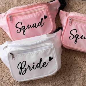 Fanny Pack Bachelorette | Custom Fanny Pack | Party Favors Waist Bags | Personalized Fanny Pack | Bridesmaids Gifts | Belt Bag<W>