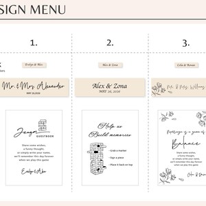 Wedding Guest Book Alternative, Personalized Wood Block Guestbook Set, Custom Wedding Decor, Unique Wedding Gift [N] [W] image 2