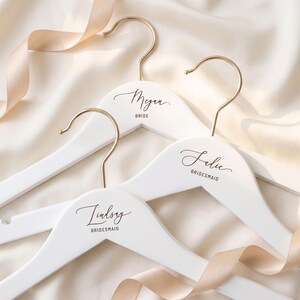Groomsmen Custom Suit Hanger, Personalized Engraved Wooden Tuxedo Hangers Set image 15