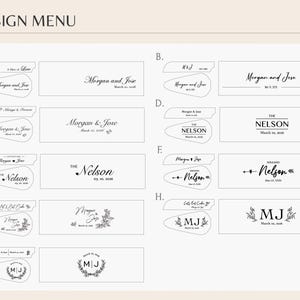 Design menu